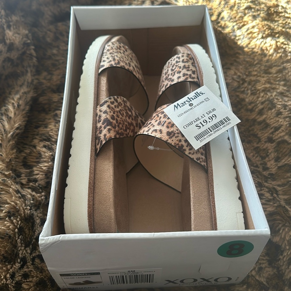 Brand new leopard sandals